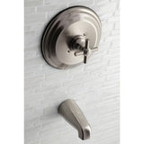 Single-Handle 2-Hole Wall Mount Tub and Shower Faucet Tub Only