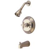 Single-Handle 3-Hole Wall Mount Tub and Shower Faucet Trim Only