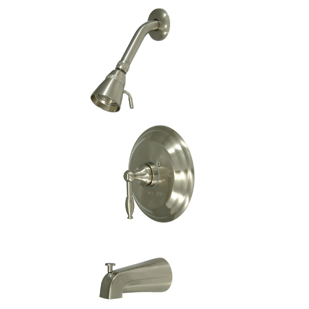 Naples Single-Handle 3-Hole Wall Mount Tub and Shower Faucet
