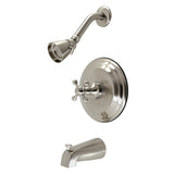 Single-Handle 3-Hole Wall Mount Tub and Shower Faucet