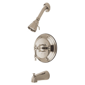 Milano Single-Handle 3-Hole Wall Mount Tub and Shower Faucet