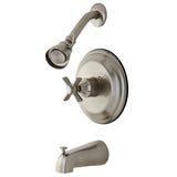 Millennium Single-Handle 3-Hole Wall Mount Tub and Shower Faucet