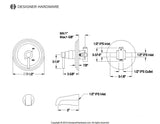 Concord Single-Handle Pressure Balanced Tub Faucet