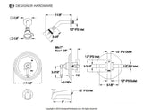 Templeton Single-Handle Pressure Balanced Tub and Shower Faucet