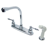 Knight Two-Handle 4-Hole Deck Mount 8
