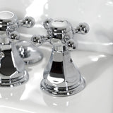 Metropolitan Three-Handle Vertical Spray Bidet Faucet with Brass Pop-Up