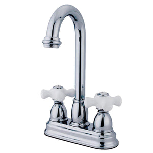 Restoration Two-Handle 2-Hole Deck Mount Bar Faucet