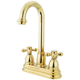 Restoration Two-Handle 2-Hole Deck Mount Bar Faucet