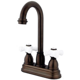 Restoration Two-Handle 2-Hole Deck Mount Bar Faucet