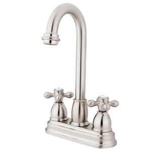 Restoration Two-Handle 2-Hole Deck Mount Bar Faucet