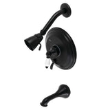 Restoration Single-Handle 3-Hole Wall Mount Tub and Shower Faucet