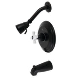 Restoration Single-Handle 3-Hole Wall Mount Tub and Shower Faucet