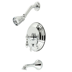 American Classic Single-Handle 3-Hole Wall Mount Tub and Shower Faucet with Diverter