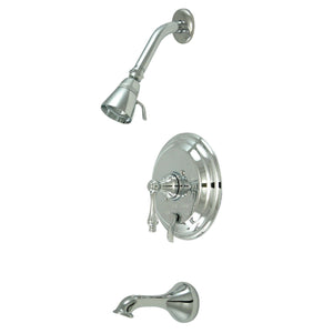 Restoration Single-Handle 3-Hole Wall Mount Tub and Shower Faucet