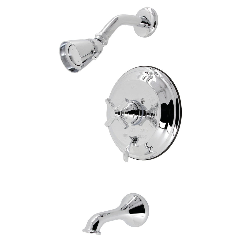 Elinvar Single-Handle 3-Hole Wall Mount Tub and Shower Faucet