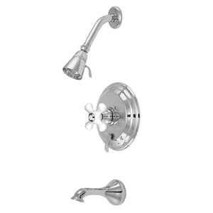 Restoration Single-Handle 3-Hole Wall Mount Tub and Shower Faucet