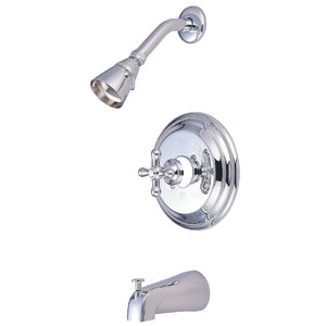 Single-Handle 3-Hole Wall Mount Tub and Shower Faucet Trim Only