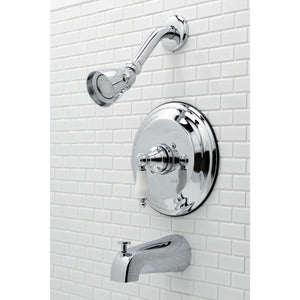 Restoration Single-Handle 3-Hole Wall Mount Tub and Shower Faucet