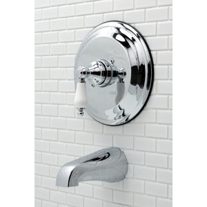 Single-Handle 2-Hole Wall Mount Tub and Shower Faucet Tub Only