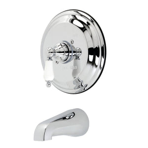 Single-Handle 2-Hole Wall Mount Tub and Shower Faucet Tub Only