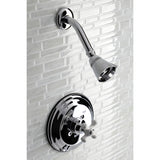 Restoration Single-Handle 2-Hole Wall Mount Shower Faucet