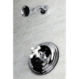 Restoration Single-Handle 2-Hole Wall Mount Shower Faucet