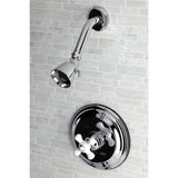 Restoration Single-Handle 2-Hole Wall Mount Shower Faucet