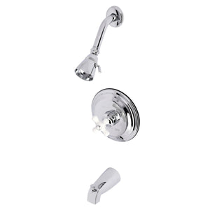 Single-Handle 3-Hole Wall Mount Tub and Shower Faucet Trim Only