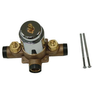 Plumbing Parts Pressure Balanced Tub and Shower Valve, CxC Swept, with Stops