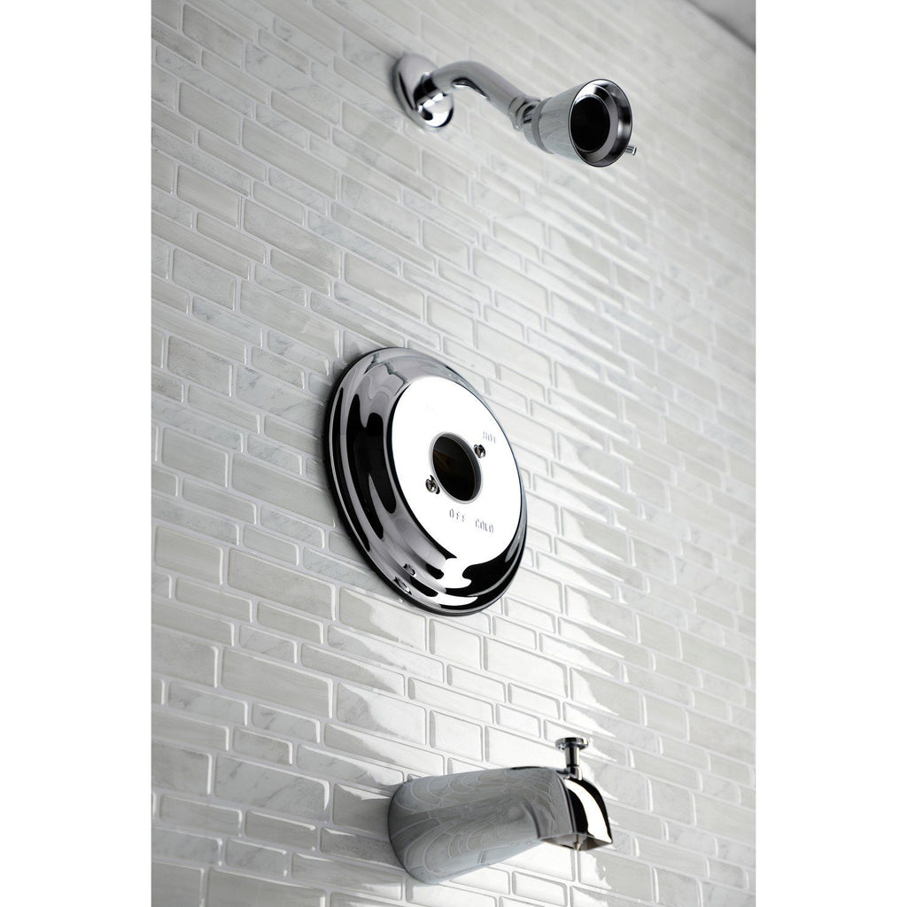 3-Hole Wall Mount Tub and Shower Faucet Trim Only without Handle