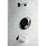 3-Hole Wall Mount Tub and Shower Faucet Trim Only without Handle