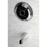2-Hole Wall Mount Tub and Shower Faucet Tub Trim Only without Handle