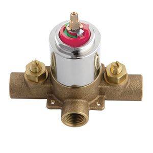 Pressure Balanced Tub and Shower Valve, with Stops