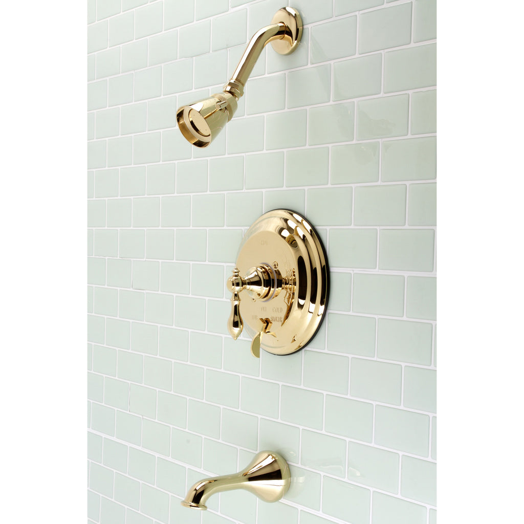 American Classic Single-Handle 3-Hole Wall Mount Tub and Shower Faucet with Diverter