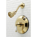 Restoration Single-Handle 2-Hole Wall Mount Shower Faucet