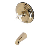 Vintage Single-Handle 2-Hole Wall Mount Tub and Shower Faucet Tub Only