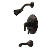 NuvoFusion Wall Mount Tub and Shower Faucet