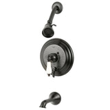 Restoration Single-Handle 3-Hole Wall Mount Tub and Shower Faucet