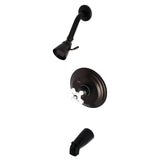 Single-Handle 3-Hole Wall Mount Tub and Shower Faucet Trim Only