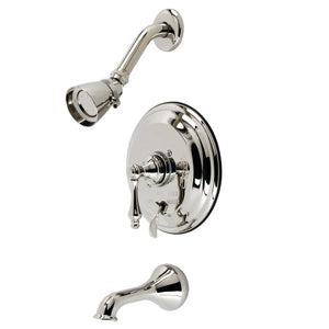 Restoration Single-Handle 3-Hole Wall Mount Tub and Shower Faucet