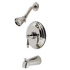 Restoration Single-Handle 3-Hole Wall Mount Tub and Shower Faucet