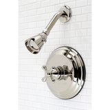 Restoration Single-Handle 2-Hole Wall Mount Shower Faucet