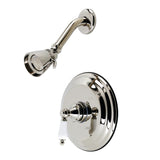 Restoration Single-Handle 2-Hole Wall Mount Shower Faucet