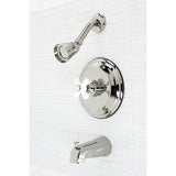 Restoration Single-Handle 3-Hole Wall Mount Tub and Shower Faucet