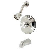 Restoration Single-Handle 3-Hole Wall Mount Tub and Shower Faucet