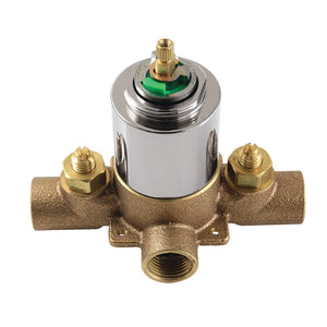 Pressure Balanced Tub and Shower Valve, with Stops
