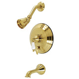 Restoration Single-Handle 3-Hole Wall Mount Tub and Shower Faucet