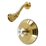 Restoration Single-Handle 2-Hole Wall Mount Shower Faucet