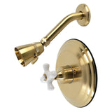 Restoration Single-Handle 2-Hole Wall Mount Shower Faucet Trim Only