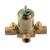 Pressure Balanced Tub and Shower Valve, with Stops